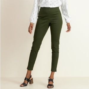 Green High Waist Ankle Pants